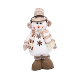Maxbell Christmas Figurine Decorative Xmas Ornament for New Year Farmhouse Xmas Tree Snowman