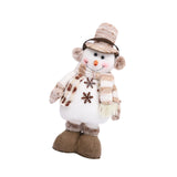 Maxbell Christmas Figurine Decorative Xmas Ornament for New Year Farmhouse Xmas Tree Snowman