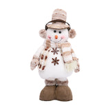 Maxbell Christmas Figurine Decorative Xmas Ornament for New Year Farmhouse Xmas Tree Snowman