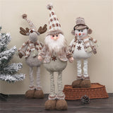 Maxbell Christmas Figurine Decorative Xmas Ornament for New Year Farmhouse Xmas Tree Snowman
