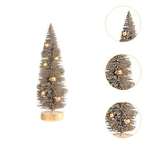 Mini Christmas Tree Miniature Christmas Tree with Christmas Ball for Desktop 20cmx6.5cm