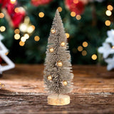 Mini Christmas Tree Miniature Christmas Tree with Christmas Ball for Desktop 20cmx6.5cm