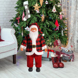 Maxbell Santa Claus Christmas Figurine Christmas Decoration for Table Holiday Window