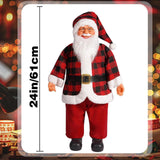 Maxbell Santa Claus Christmas Figurine Christmas Decoration for Table Holiday Window