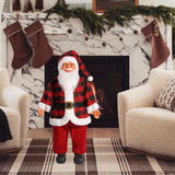 Maxbell Santa Claus Christmas Figurine Christmas Decoration for Table Holiday Window