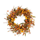 Maxbell Thanksgiving Flower Wreath Indoor Fall Wreath for Fireplace Stairs Farmhouse