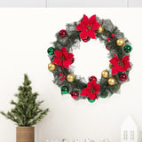 Maxbell Christmas Wreath Hanging Ornament for Valentine's Day Indoor Outdoor Balcony