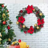 Maxbell Christmas Wreath Hanging Ornament for Valentine's Day Indoor Outdoor Balcony