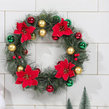 Maxbell Christmas Wreath Hanging Ornament for Valentine's Day Indoor Outdoor Balcony