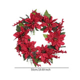 Maxbell Front Door Wreath Wall Housewarming Festival Winter Garland Christmas Wreath