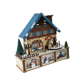 Maxbell Christmas Music Box DIY Self Assembly Crafting for Office Farmhouse Birthday