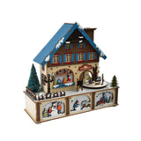 Maxbell Christmas Music Box DIY Self Assembly Crafting for Office Farmhouse Birthday