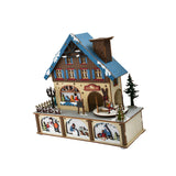 Maxbell Christmas Music Box DIY Self Assembly Crafting for Office Farmhouse Birthday