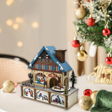 Maxbell Christmas Music Box DIY Self Assembly Crafting for Office Farmhouse Birthday