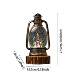 Maxbell Christmas Snow Globes Lantern Cute Xmas Ornament for Indoor Home Decor Gifts