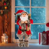 Maxbell Standing Doll 23.6" Collection Gift Santa Figure for Mantle Desktop Festival
