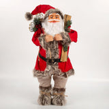 Maxbell Standing Doll 23.6" Collection Gift Santa Figure for Mantle Desktop Festival