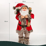 Maxbell Standing Doll 23.6" Collection Gift Santa Figure for Mantle Desktop Festival