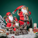 Maxbell Standing Doll 23.6" Collection Gift Santa Figure for Mantle Desktop Festival