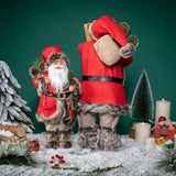 Maxbell Standing Doll 23.6" Collection Gift Santa Figure for Mantle Desktop Festival