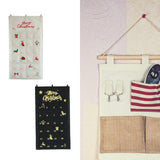 Christmas Advent Calendar DIY Household Organizer for Holiday Party Supplies Black