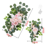 2Pcs Wedding Arch Flowers Artificial Flower for Valentines Day Holiday Party