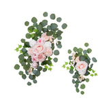 2Pcs Wedding Arch Flowers Artificial Flower for Valentines Day Holiday Party