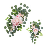 2Pcs Wedding Arch Flowers Artificial Flower for Valentines Day Holiday Party