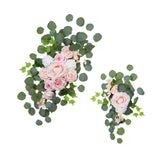 2Pcs Wedding Arch Flowers Artificial Flower for Valentines Day Holiday Party