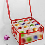 Christmas Balls Ornament Storage Box Portable for Indoor Anniversary Holiday