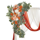 2x Wedding Arch Flowers Artificial Flower for Window Backdrop Valentines Day