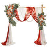 2x Wedding Arch Flowers Artificial Flower for Window Backdrop Valentines Day