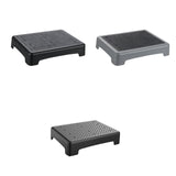 Maxbell Mobility Step Stool Non Slip Outdoor Step Riser for Office Bedroom High Beds Black Bottom Wavy