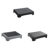 Maxbell Mobility Step Stool Non Slip Outdoor Step Riser for Office Bedroom High Beds Black Bottom Wavy