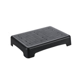 Maxbell Mobility Step Stool Non Slip Outdoor Step Riser for Office Bedroom High Beds Black Bottom Wavy