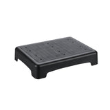 Maxbell Mobility Step Stool Non Slip Outdoor Step Riser for Office Bedroom High Beds Black Bottom Wavy