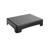 Maxbell Mobility Step Stool Non Slip Outdoor Step Riser for Office Bedroom High Beds Black Round Dot