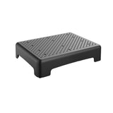 Maxbell Mobility Step Stool Non Slip Outdoor Step Riser for Office Bedroom High Beds Black Round Dot
