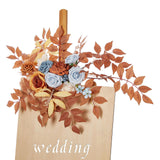 Artificial Wedding Arch Flowers Handmade Wedding Welcome Signs Decorations