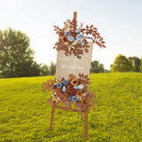 Artificial Wedding Arch Flowers Handmade Wedding Welcome Signs Decorations