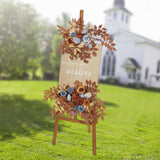 Artificial Wedding Arch Flowers Handmade Wedding Welcome Signs Decorations