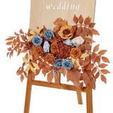 Artificial Wedding Arch Flowers Handmade Wedding Welcome Signs Decorations