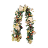 Christmas Garland Decorative Door Hanging Decor for Festival Ceremony Stairs