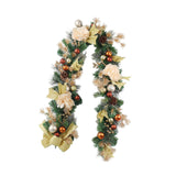 Christmas Garland Decorative Door Hanging Decor for Festival Ceremony Stairs