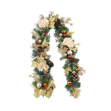 Christmas Garland Decorative Door Hanging Decor for Festival Ceremony Stairs