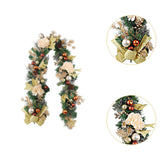 Christmas Garland Decorative Door Hanging Decor for Festival Ceremony Stairs