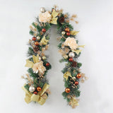 Christmas Garland Decorative Door Hanging Decor for Festival Ceremony Stairs