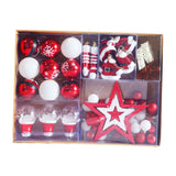 Maxbell 79 Pieces Christmas Ornaments Xmas Ornaments for Wedding Engagement Festival