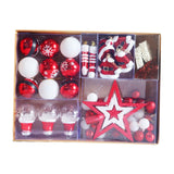 Maxbell 79 Pieces Christmas Ornaments Xmas Ornaments for Wedding Engagement Festival