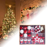Maxbell 79 Pieces Christmas Ornaments Xmas Ornaments for Wedding Engagement Festival